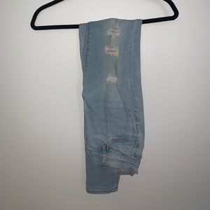 Pacsun Light Blue Ripped Skinny Jeans